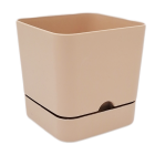 Горшок для цветов квадратный Begonya 2,3 л кремовый