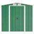 Сарай металевий ECO 202x182x181 см зелений з білим