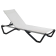 Шезлонг Papatya Wave антрацит 22, сетка белая 5001