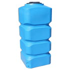 Ємність 750 л вертикальна квадратна ХБП блакитна