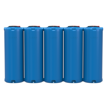 Ємність-модуль 5000 л вузька вертикальна блакитна  