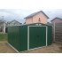 Сарай металевий ECO 320x241x196 см зелений з білим