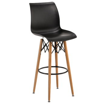 Стул барный Tilia Laser-V ножки буковые черный