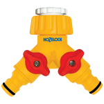 Конектор для крана подвійний 1/2" 21 мм і 3/4" 26,5 мм + адаптер HoZelock 2256 Конектор для крана подвійний 1/2" 21 мм і 3/4" 26,5 мм + адаптер HoZelock 2256