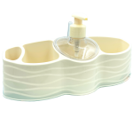 Органайзер для ванної та кухні Planet Welle кремовий Органайзер для ванної та кухні Planet Welle кремовий