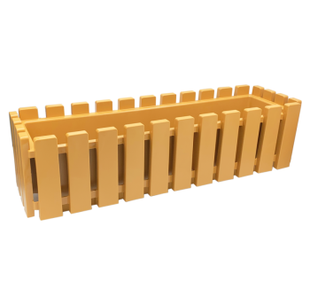 Горщик для квітів балконний Akasya 11 л коричневий