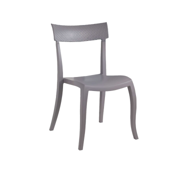Стул Papatya Hera-SP RATTAN серый шторм