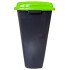 Бак для сортування сміття 70 л Planet "Скло" антрацитовий-зелений