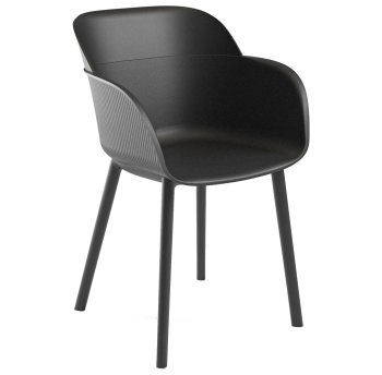 Кресло Tilia Shell-P черное