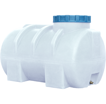 Бак 250 л горизонтальний ГО ПБ білий