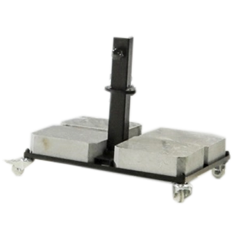 База для зонта The Umbrella House 75x83 с 4 мраморнымы плитами  3м, Ø35, 50, 70 мм с колесами