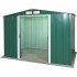 Сарай металевий ECO 262x182x191 см зелений з білим