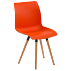 Стілець Tilia Laser-N ніжки букові помаранчевий