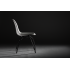 Стул Tilia Eos-M ножки металлические крашеные черный - белая слоновая кость