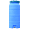 Бочка 100 л вертикальна ПБ блакитна