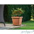 Горщик для квітів з піддоном Hisar 25,5 л антрацитовий