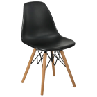 Стілець Tilia Eos-V ніжки букові чорний - чорний