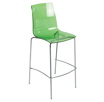 Стілець барний Papatya X-Treme BSL прозоро-зелений