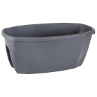 Горщик для квітів на перила Emerald 15,5 л антрацитовий