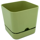 Горшок для цветов квадратный Begonya 2,3 л зелёный