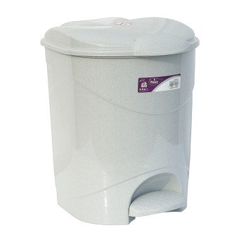 Ведро для мусора с педалью Irak Plastik Bella №3 30л серое
