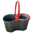 Набор для уборки Planet Spin Mop Joy 16 л серый - красный