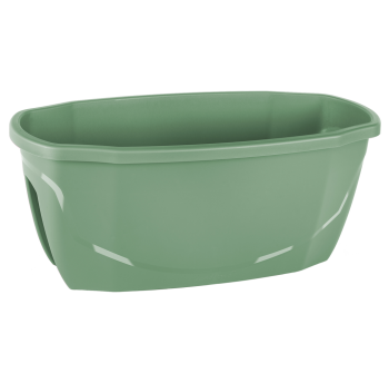 Горшок для цветов на перила Emerald 15,5 л зеленый