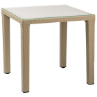 Стіл Tilia Antares 80x80 см ніжки пластикові кавовий