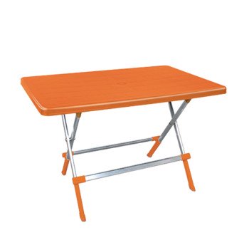 Стол складной Irak Plastik Omega 70x115 оранжевый