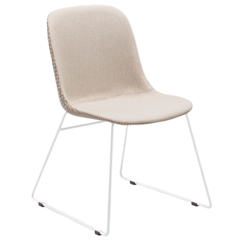 Стул Tilia Shell-UP Pad сиденье с тканью pied de poule-01