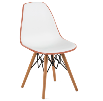 Стул Tilia Eos-V ножки буковые светло-коричневый - белая слоновая кость