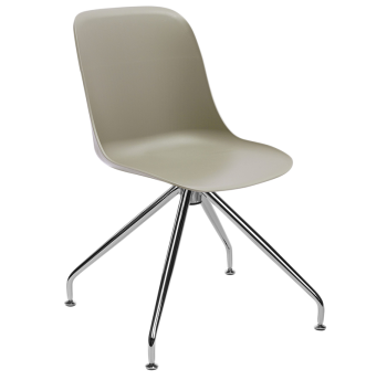 Стілець Tilia Shell-ZC сірий цемент