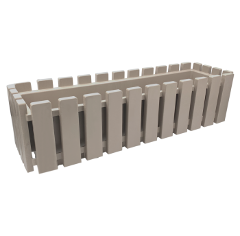 Горщик для квітів балконний Akasya 11 л сіро-коричневий