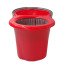 Набор для уборки Planet Spin Mop Mini 14 л красный