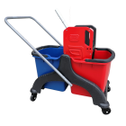 Візок для прибирання Planet на 2 відра по 25 л з віджиманням New