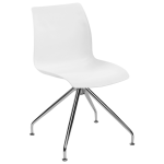 Стул Tilia Lazer-Z ножки хромированные белый