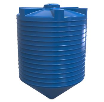 Ємність 2500 л конусна двошарова