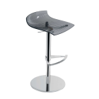 Стул барный Papatya X-Treme B прозрачно-дымчатый