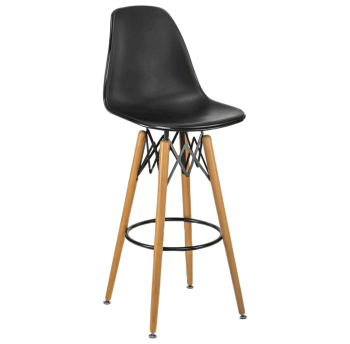 Стул барный Tilia Eos-V ножки буковые черный - черный 