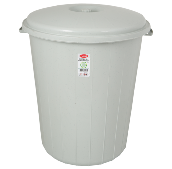 Сміттєвий бак Planet 90 л сірий