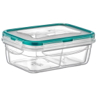 Контейнер Fresh Box 2 відсіки 0,2 л + 0,2 л прозорий