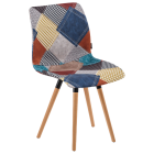Стілець Tilia Laser-N ніжки букові, сидіння з тканиною PATCHWORK