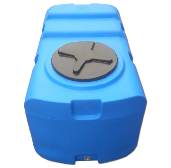 Емкость 300 л квадратная  голубая