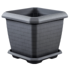 Горщик для квітів з піддоном Hisar 74,3 л антрацитовий Горщик для квітів з піддоном Hisar 74,3 л антрацитовий