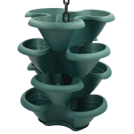 Горщик для квітів ярусний Strawberry Makreme 30 л зелений