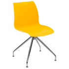 Стул Tilia Lazer-Z ножки хромированные желтый