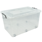 Контейнер на колесах Irak Plastik 50 л прозорий