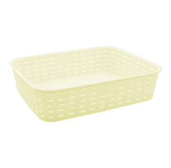 Корзина под ротанг 3 л желтая