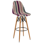 Стул барный Tilia Eos-V сиденье с тканью, ножки буковые ARTCLASS 903