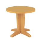 Стіл круглий Papatya Браво 80 тик